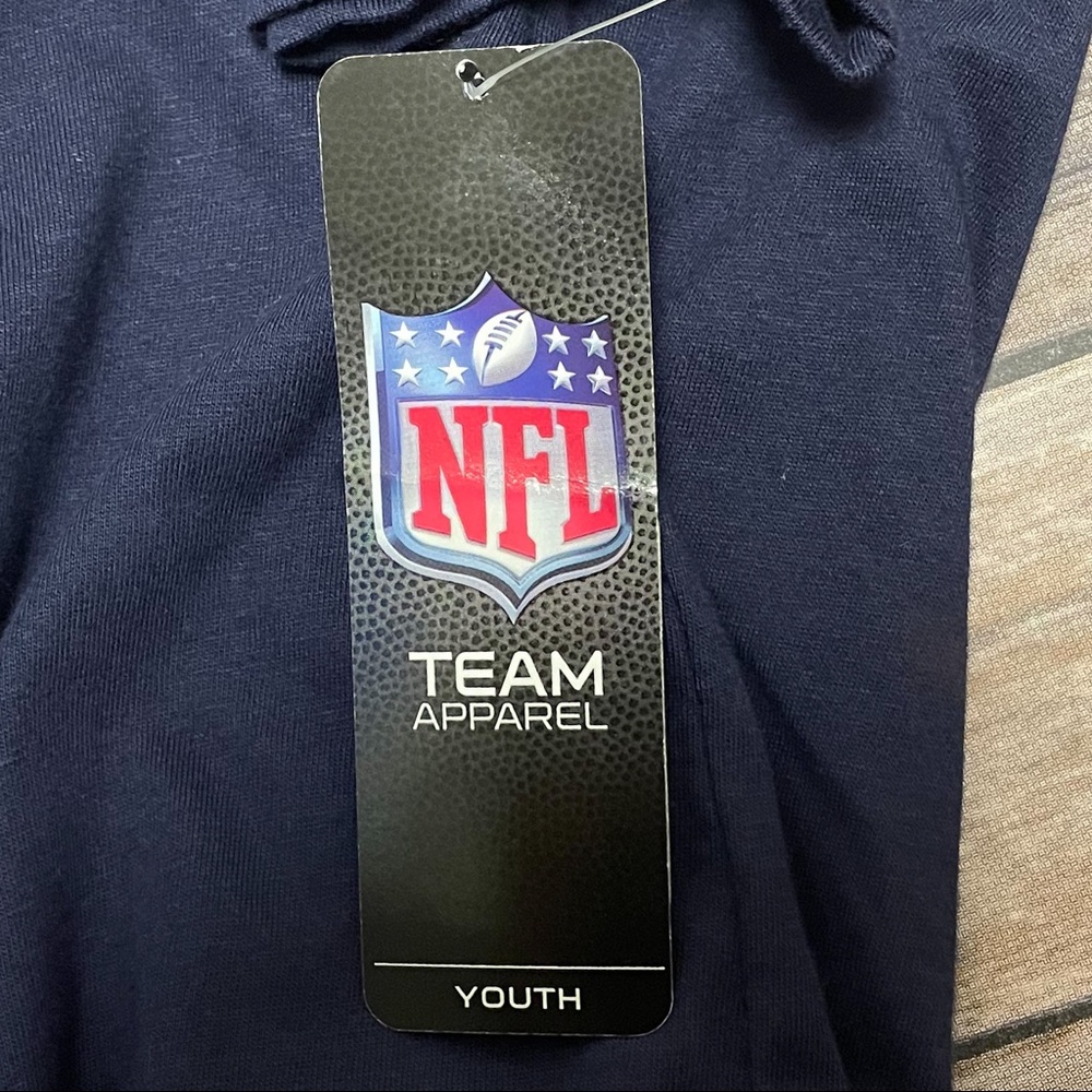 NFL New England Patriots Cotton T Shirt NWT Youth - Picture 5 of 6